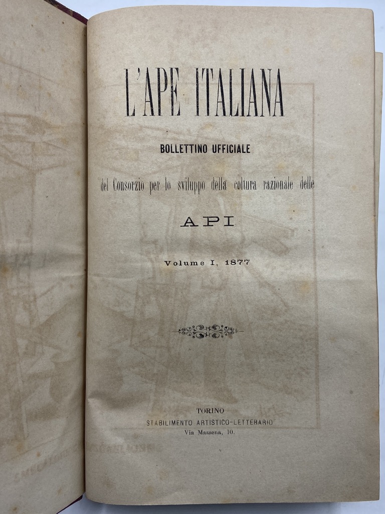 L’APE ITALIANA. Bollettino ufficiale del Consorzio per lo sviluppo della …