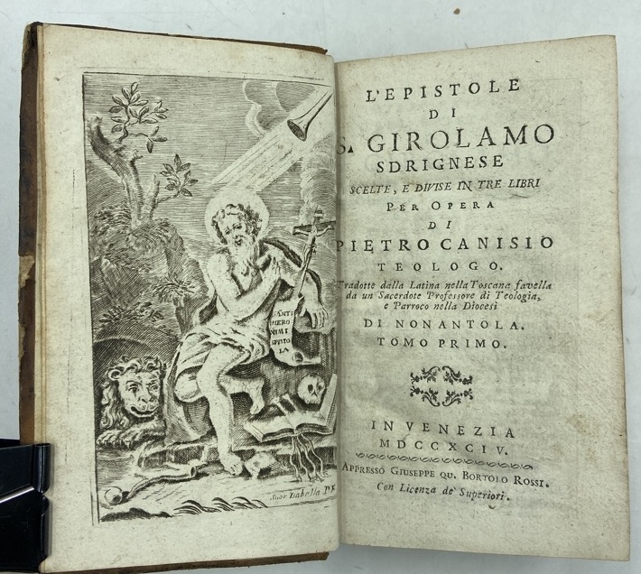 L'EPISTOLE DI S. GIROLAMO SDRIGNESE SCELTE, E DIVISE IN TRE …