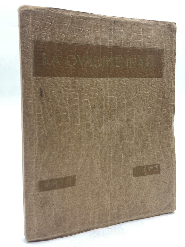 LA QUADRIENNALE ESPOSIZIONE NAZIONALE DI BELLE ARTI TORINO 1927. CATALOGO.
