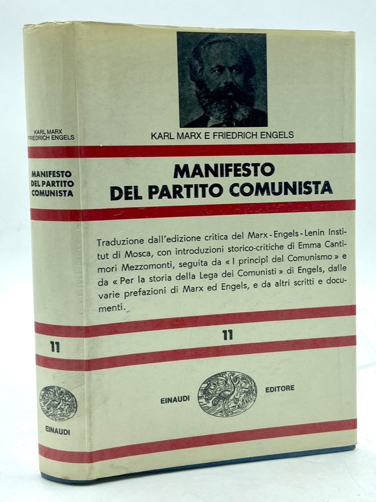 Manifesto del Partito Comunista. Traduzione dell'edizione critica del Marx-Engels-Lenin Institut …