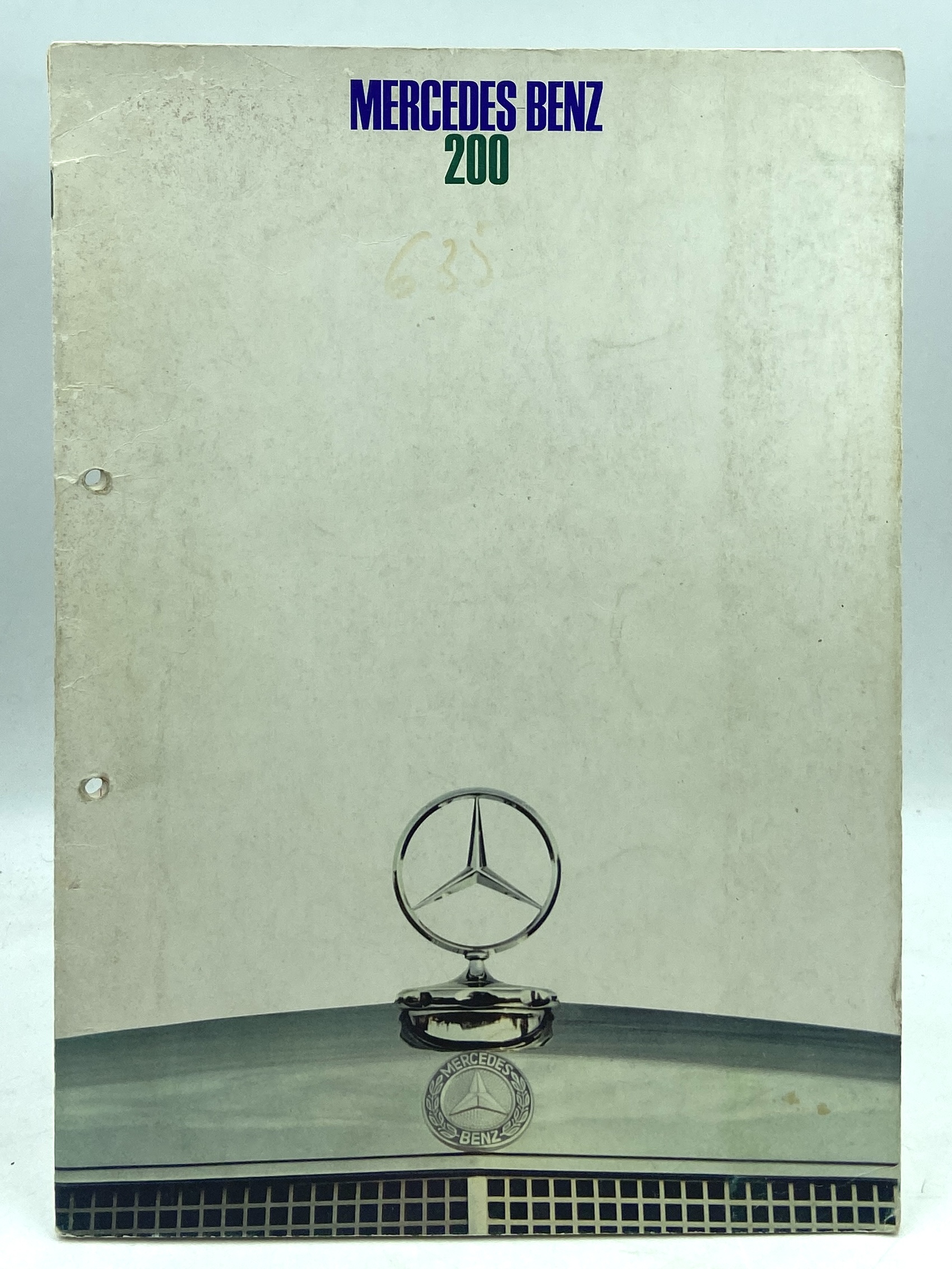 MERCEDES-BENZ 200. Brochure pubblicitaria Mercedes-Benz.