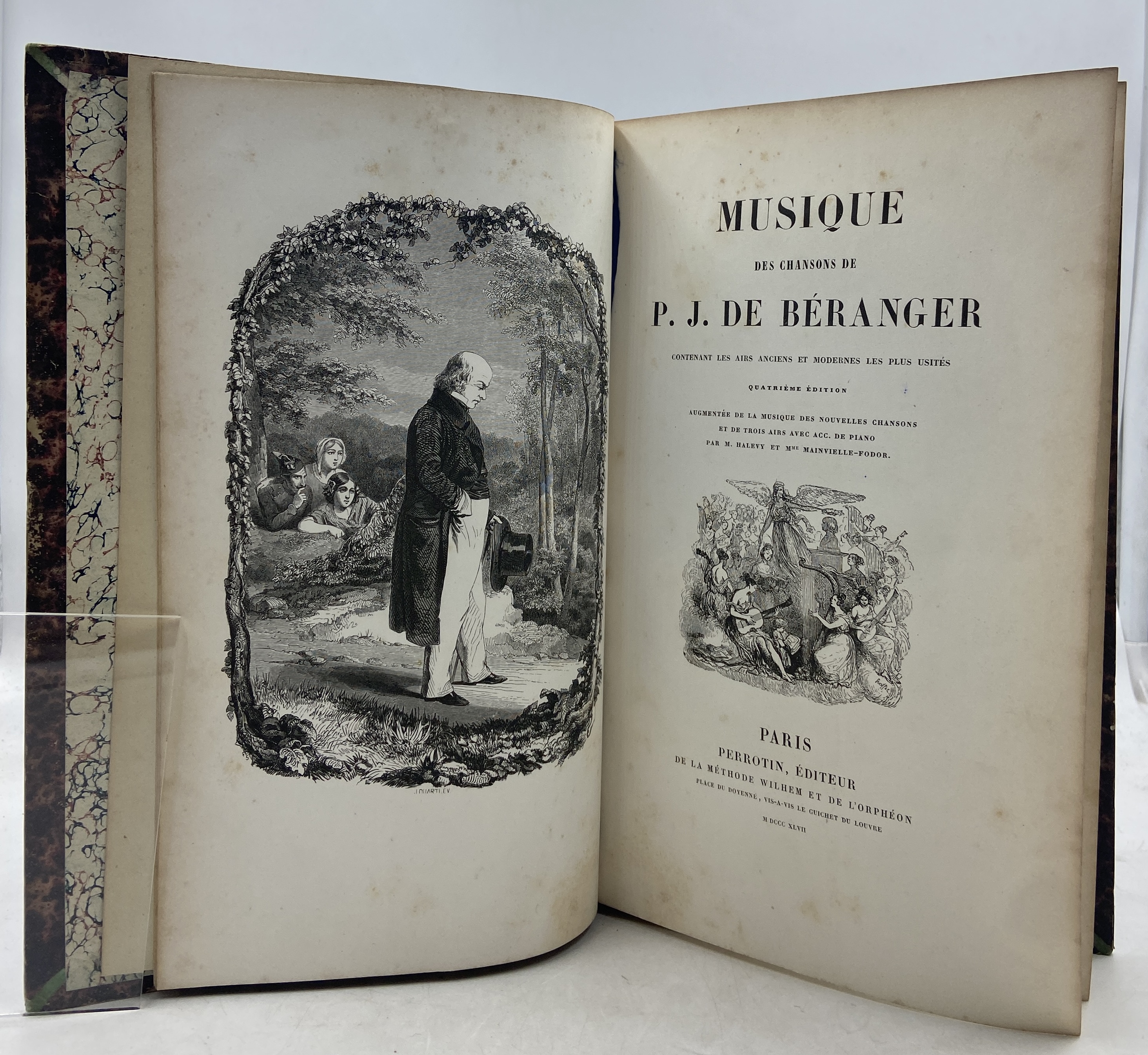 MUSIQUE DES CHANSONS DE P. J. DE BÉRANGER contenant les …