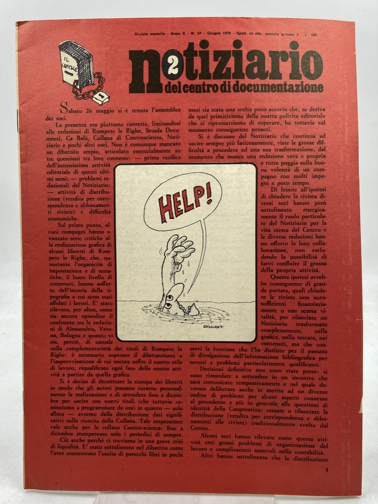NOTIZIARIO DEL CENTRO DI DOCUMENTAZIONE 2. Anno X N. 57 …