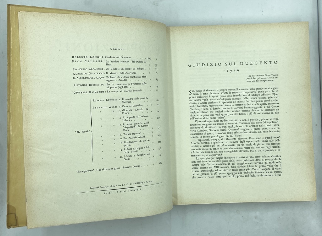 OFFICINA FERRARESE di Roberto Longhi.