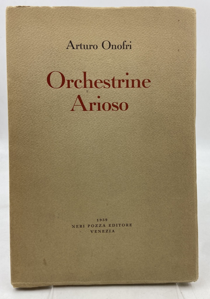 Orchestrine. Arioso.