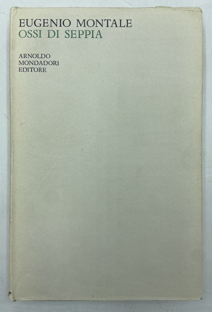 OSSI DI SEPPIA. (Eugenio Montale Poesie I, Ossi di Seppia …