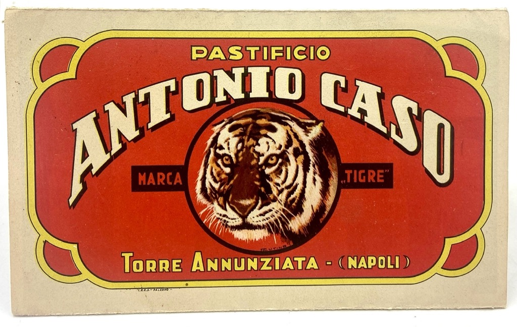 PASTIFICIO ANTONIO CASO. MARCA TIGRE. TORRE ANNUNZIATA (NAPOLI).