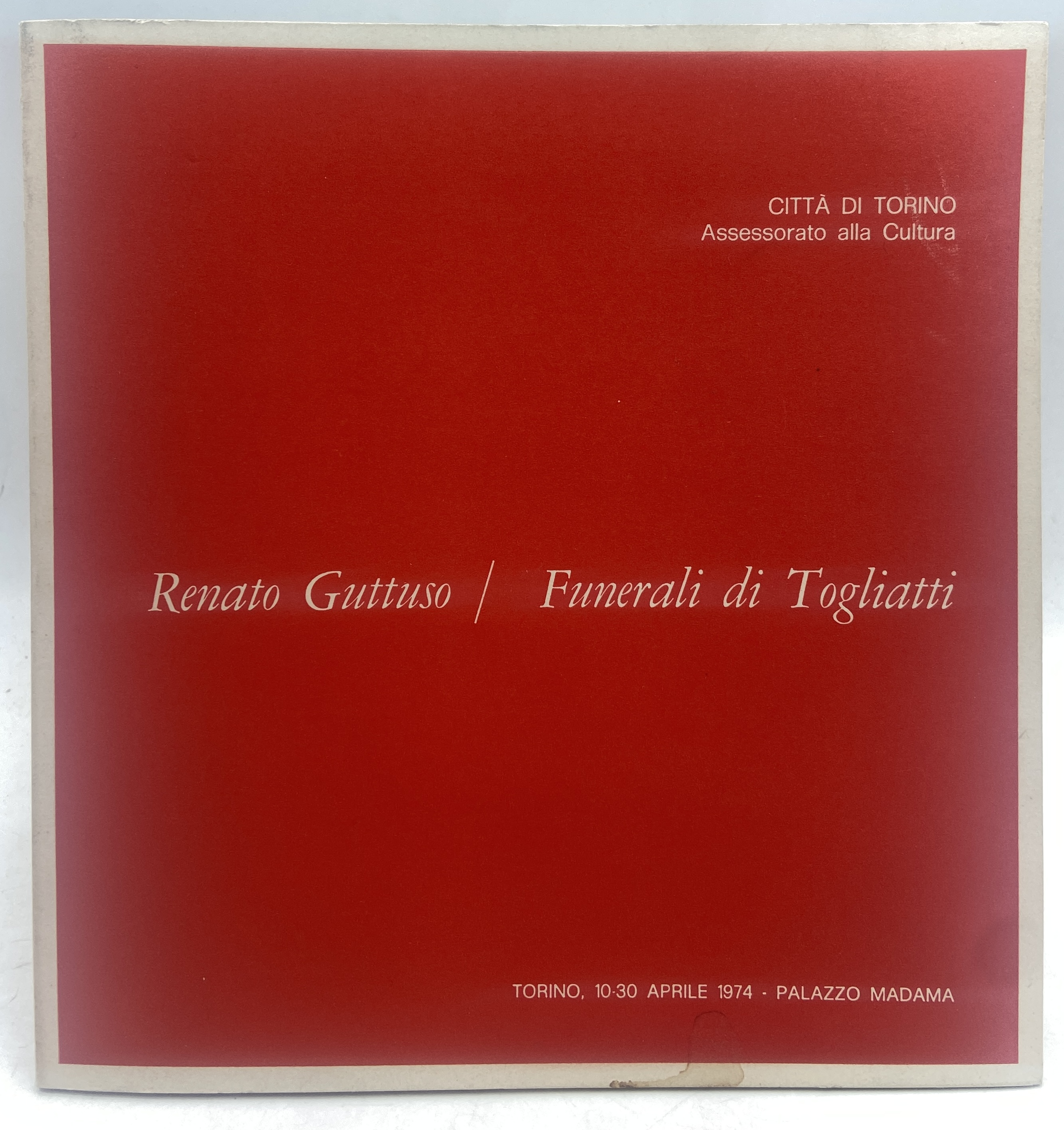 Renato Guttuso / Funerali di Togliatti. Torino, 10-30 aprile 1974 …