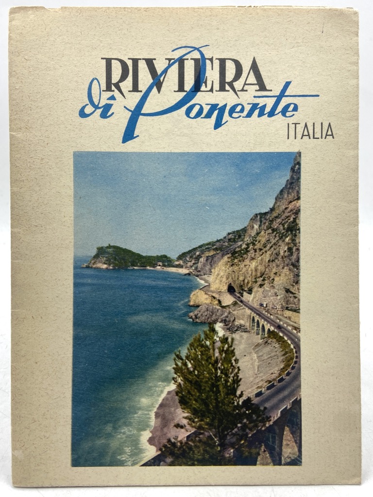 RIVIERA DI PONENTE. Carta delle gite automobilistiche. (pieghevole turistico)