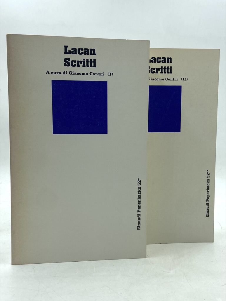 Scritti. A cura di Giacomo Contri. Volume primo. Volume secondo.