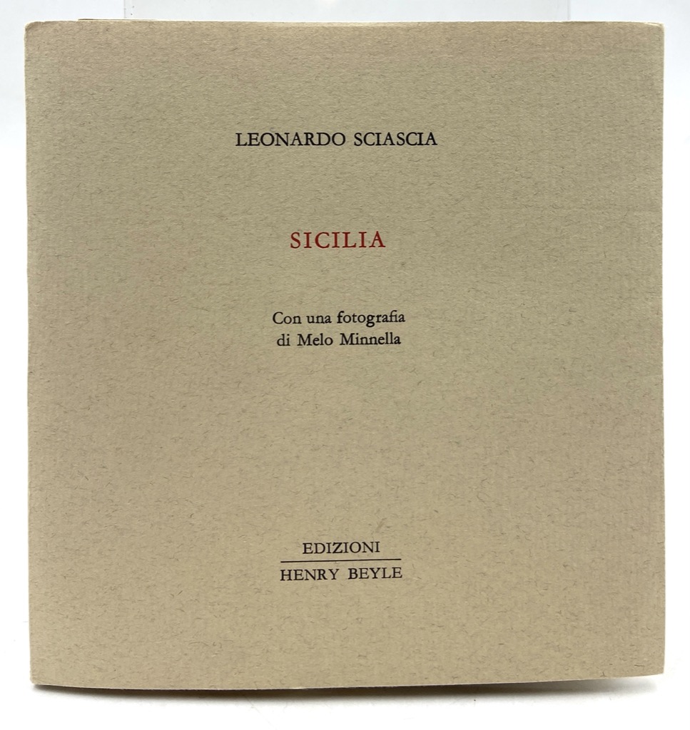 SICILIA. Con una fotografia di Melo Minnella.