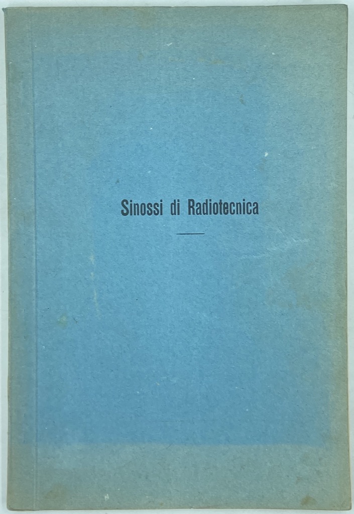 SINOSSI DI RADIOTECNICA.