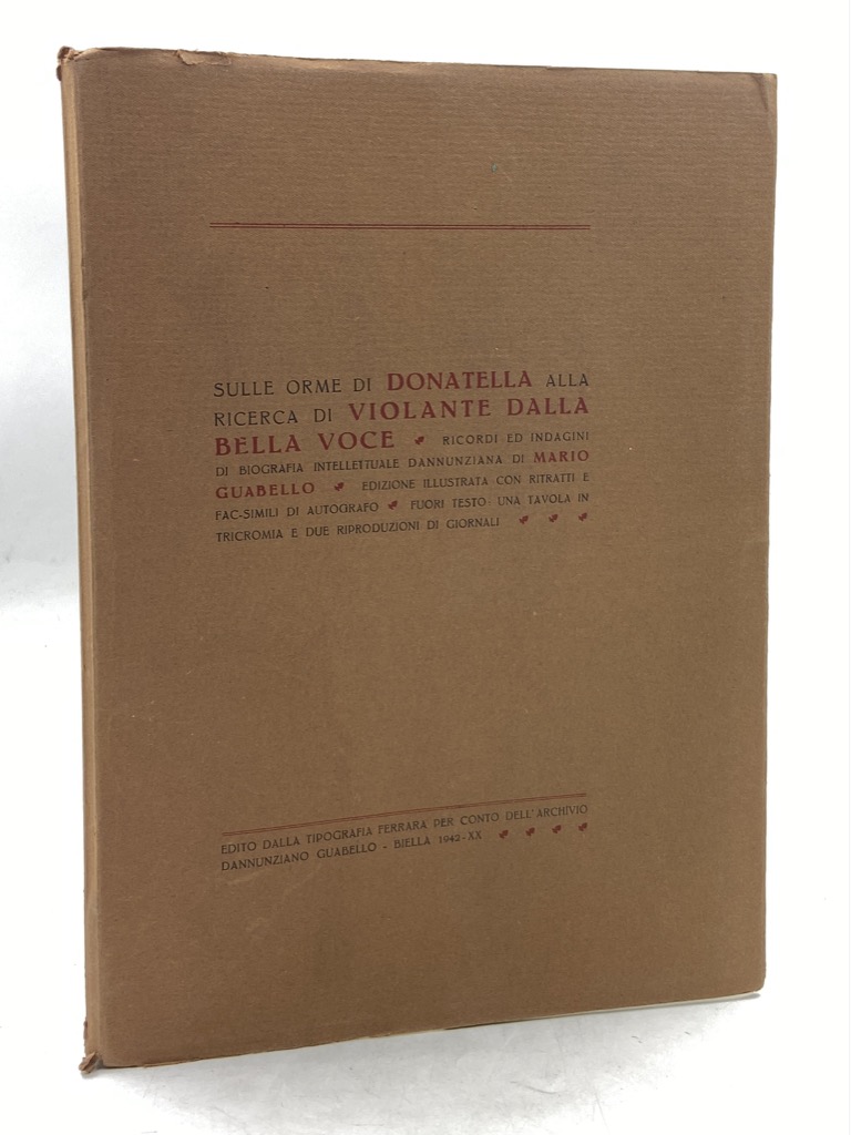 SULLE ORME DI DONATELLA ALLA RICERCA DI VIOLANTE DALLA BELLA …