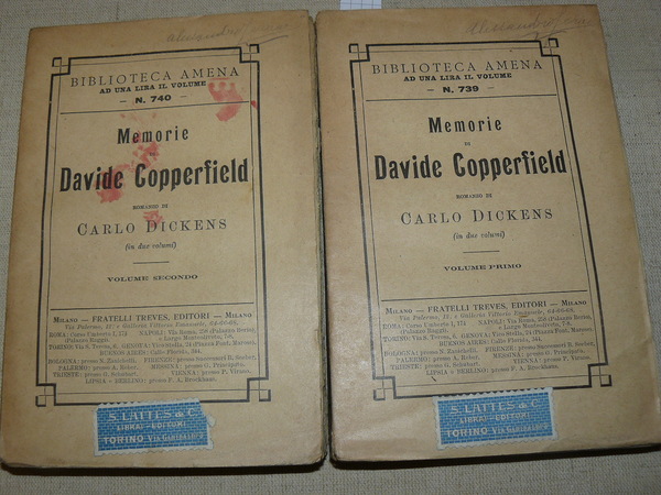 Memorie di David Copperfield. Romanzo di Charles Dickens (in due …