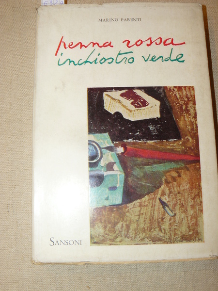 Penna rossa inchiostro verde