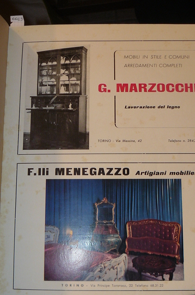 Seconda Mostra Artigiana Piemontese del Mobile Classico e Moderno. Torino …