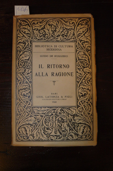 Il ritorno alla ragione