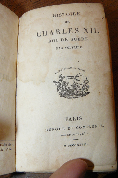 Histoire de CHARLES XII, par VOLTAIRE