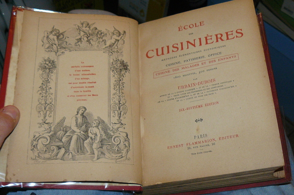 École des cuisinières. Méthodes élémentaires économiques. Cuisine, patisserie, office. Cuisine …