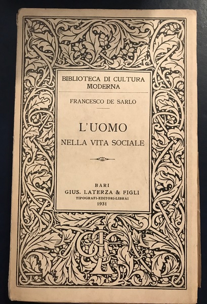 L'uomo nella vita sociale