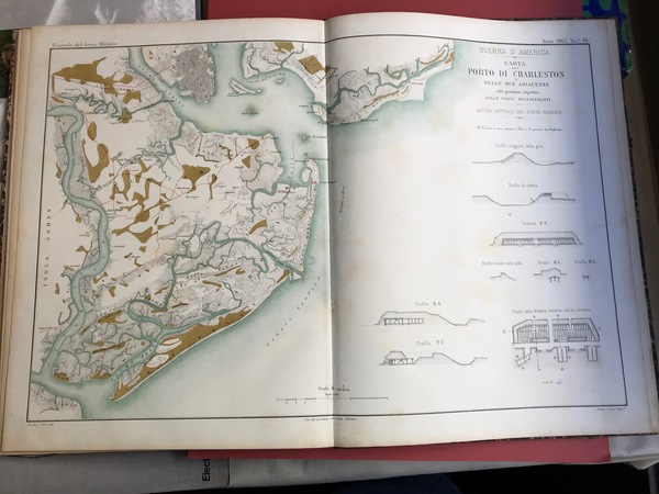 Giornale del Genio Militare. Anno 6° 1868. Atlante