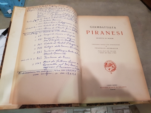 Giambattista Piranesi architetto ed incisore. Cinquanta tavole con introduzione di …