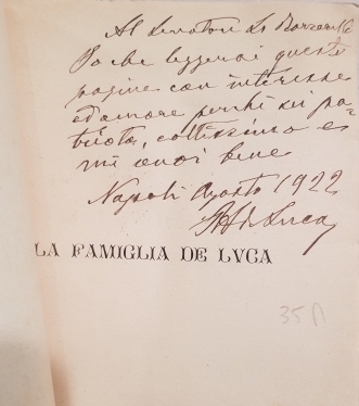 La famiglia De Luca Montefusco negli Irpini. (Contributo alla storia …