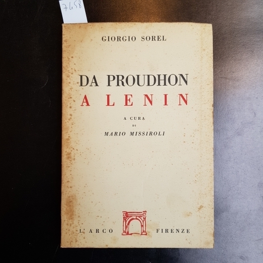 Da Proudhon a Lenin. A cura di Mario Massiroli