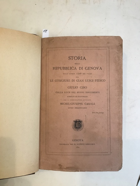 Storia della repubblica di Genova dall'anno 1528 al 1550, ossia …