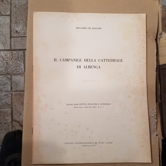 Il campanile della cattedrale di Albenga. Estratto dalla rivista Ingauna …