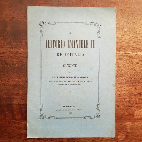 A Vittorio Emanuele II Re d'Italia. Canzone