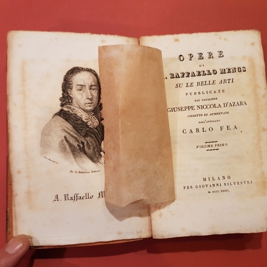 Opere di A. Raffaello Mengs su le belle arti. Pubblicate …