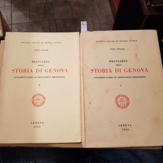 Breviario della storia di Genova. Lineamenti storici ed orientamenti bibliografici.