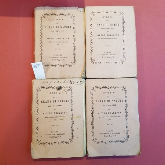 Storia del Reame di Napoli dal 1734 al 1825.