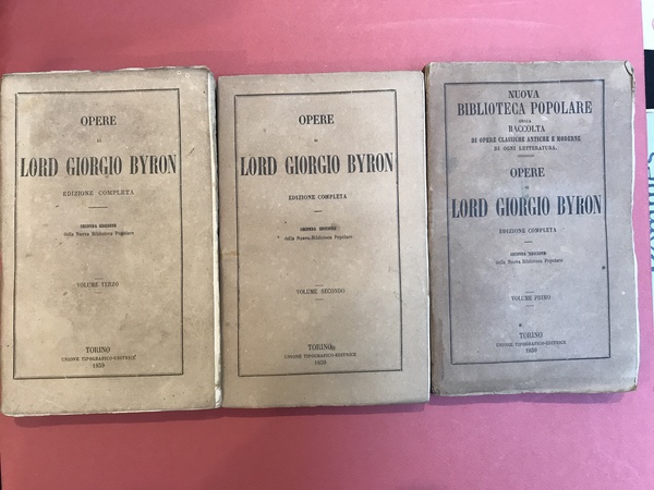 Opere complete di Lord Giorgio Byron. Seconda edizione della N. …