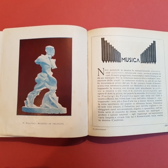GIOVINEZZA. 1928 Anno VI. Pubblicazione annuale per le scuole medie. …