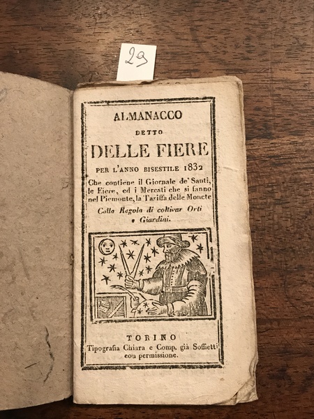 Almanacco detto delle fiere per l'anno bisestile 1832 che contiene …