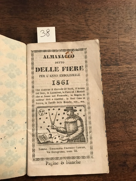 Almanacco detto delle fiere per l'anno embolismale 1861 che contiene …