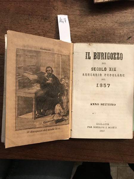 Il burigozzo del secolo XIX annuario popolare del 1857 anno …
