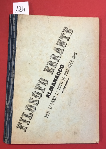 Filosofo errante. Almanacco per l'anno primo dopo il bisestile 1893