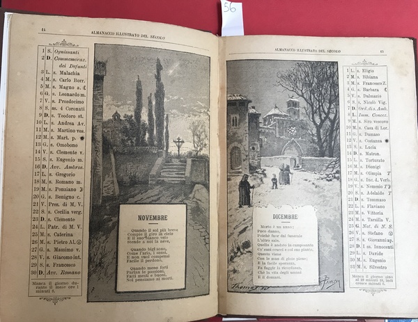 Almanacco illustrato del giornale Il Secolo per il 1890