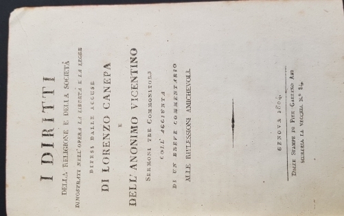 I diritti della religione e della società dimostrati nell'opera la …
