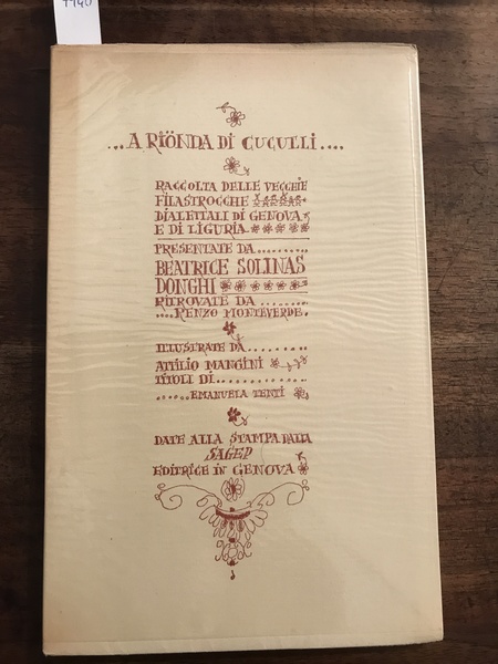 .A rionda di cuculli . raccolta delle veccie filastrocche dialettali …