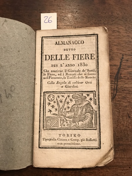 Almanacco detto delle fiere per l'anno bisestile 1830 che contiene …