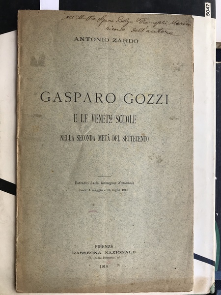 Gasparo Gozzi e le Venete scuole nella seconda metà del …