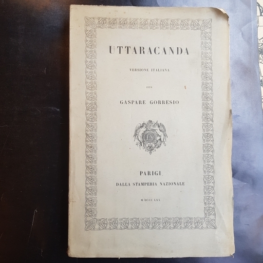 Uttaracanda. Versione italiana per Gaspare Gorresio
