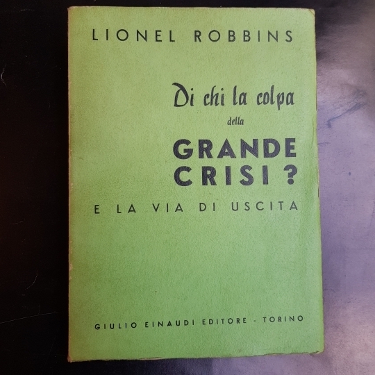 Di chi la colpa della grande crisi? E la via …