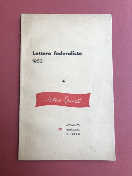 Lettere federaliste 1953