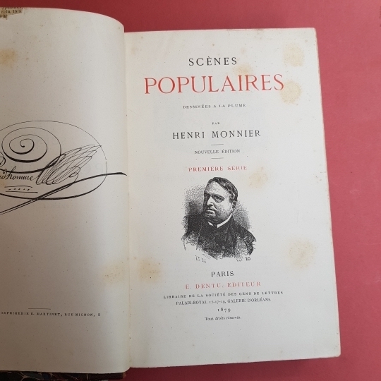 Scenes populaires. Dessinees a la plume par Henri Monnier. Nouvelle …