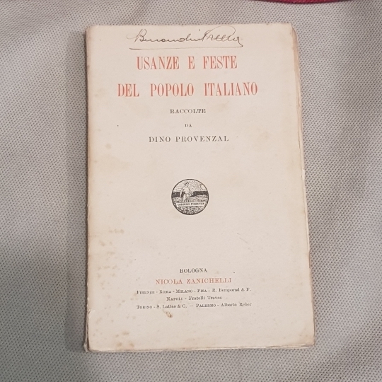 Usanze e feste del popolo italiano.